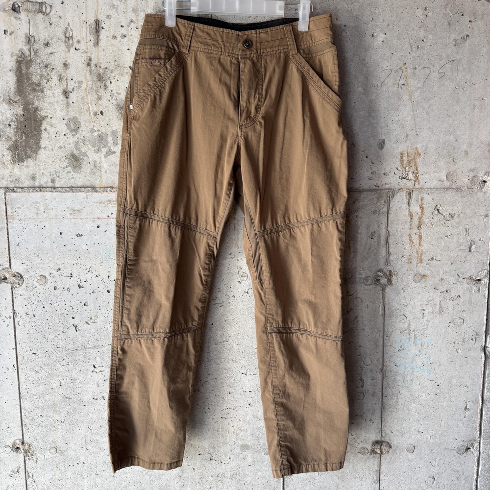 Kuhl Resistor Pants Mens 32x30 Brown Canvas Straight Hiking Outdoor Travel